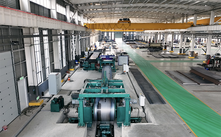 鋼卷開卷矯平橫切生產線